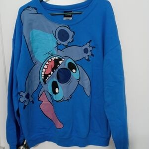 Disney Stitch Long sleeve fleece Sweatshirt XL